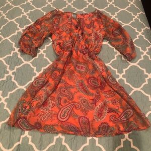 Boutique Paisley Print Dress